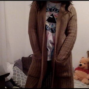 Longline Sweater Cardigan